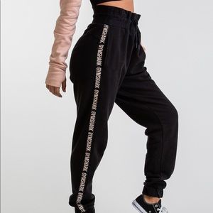 NWOT Gymshark Oversized Joggers Small Black
